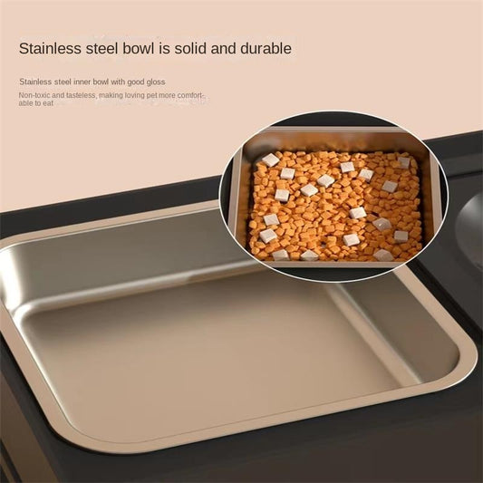 Adjustable Dog Feeding Bowl Stand