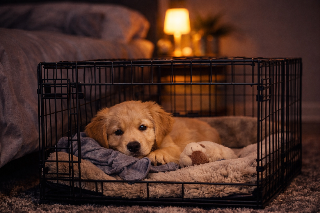 How to Stop a Puppy From Crying at Night in an Apartment