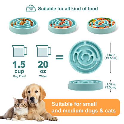 Slow Feeder Dog and Cat Bowl for Healthier Eating