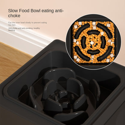 Adjustable Dog Feeding Bowl Stand