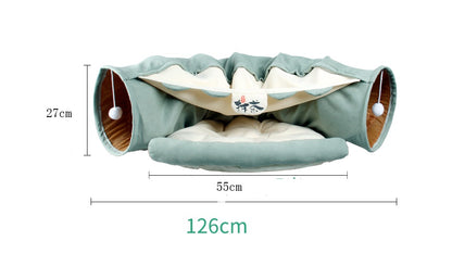 Interactive Cat Play Tunnel
