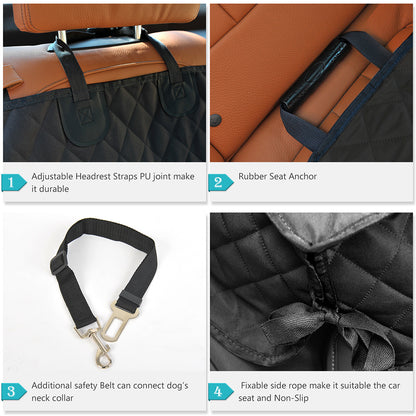Waterproof Back Seat Cover for Dogs