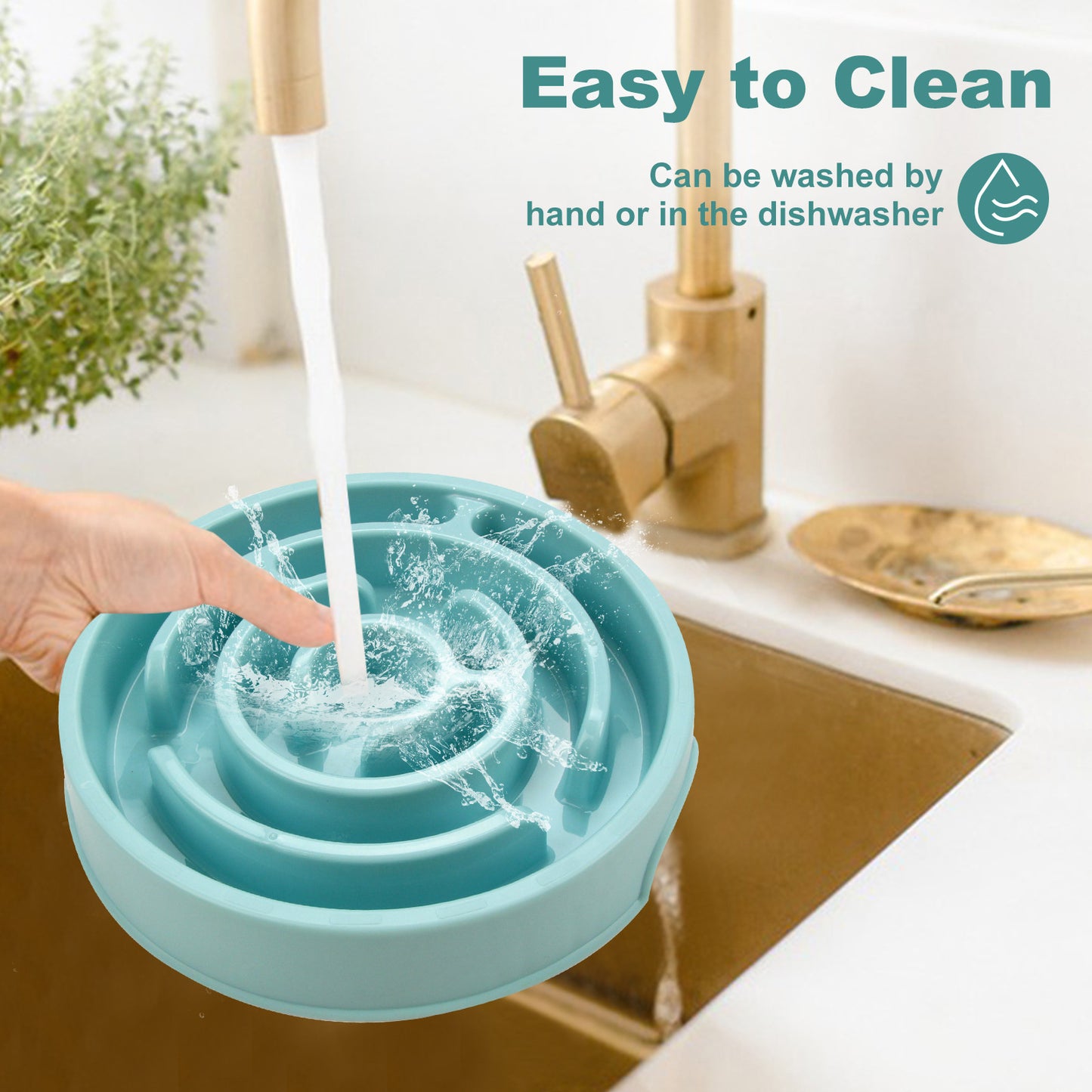 Slow Feeder Dog and Cat Bowl for Healthier Eating