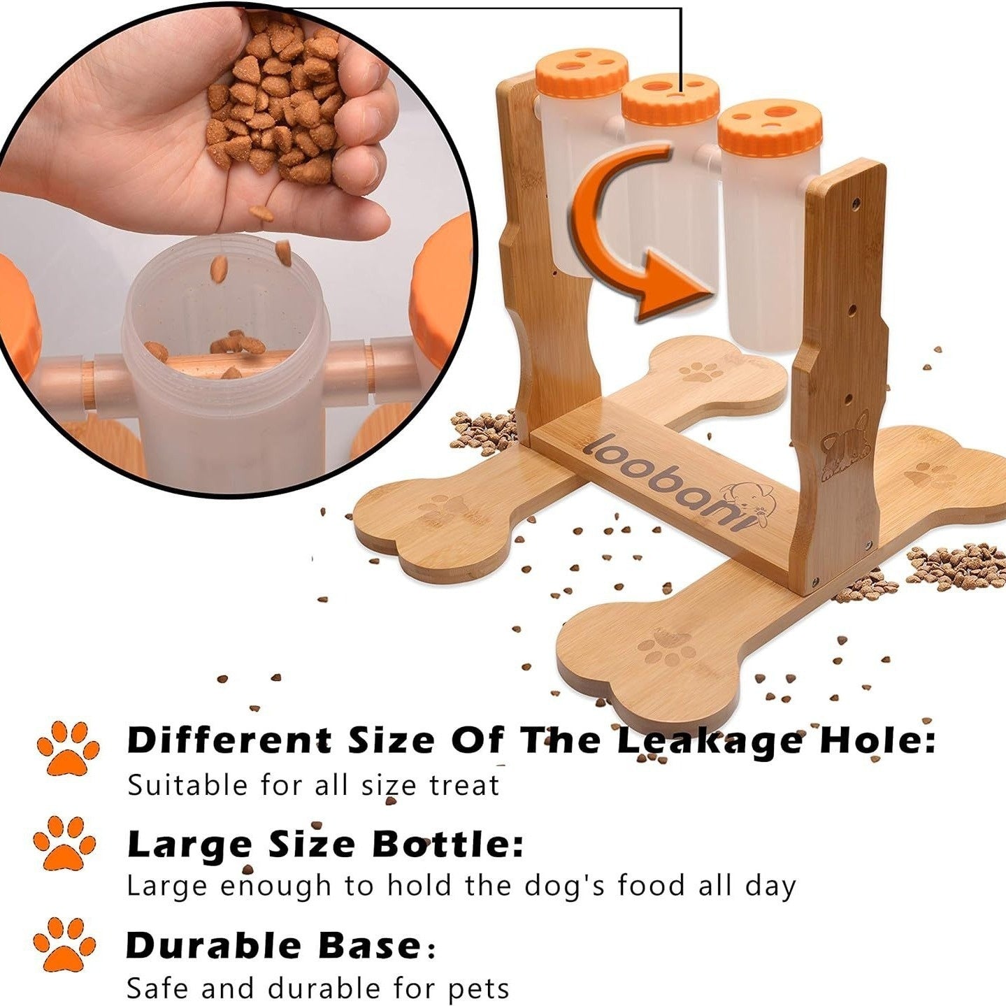 Wooden Dog Puzzle - Treat Dispenser
