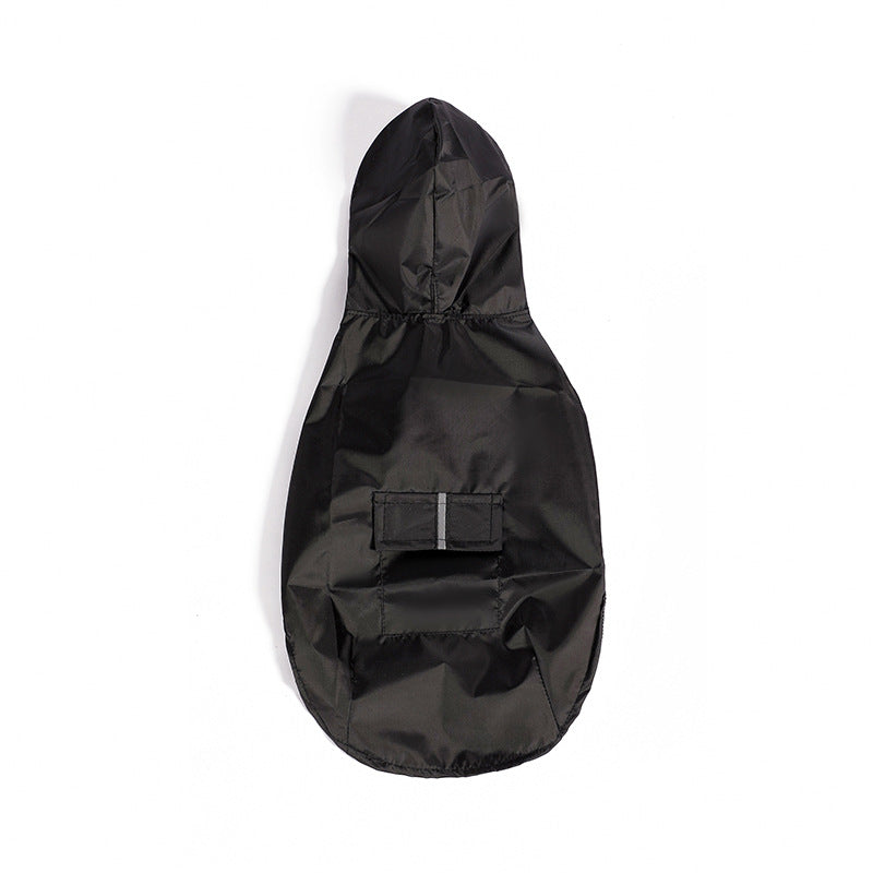 Hooded Windproof Dog Rain Jacket