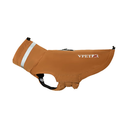 Waterproof Dog Raincoat with Reflective Trim