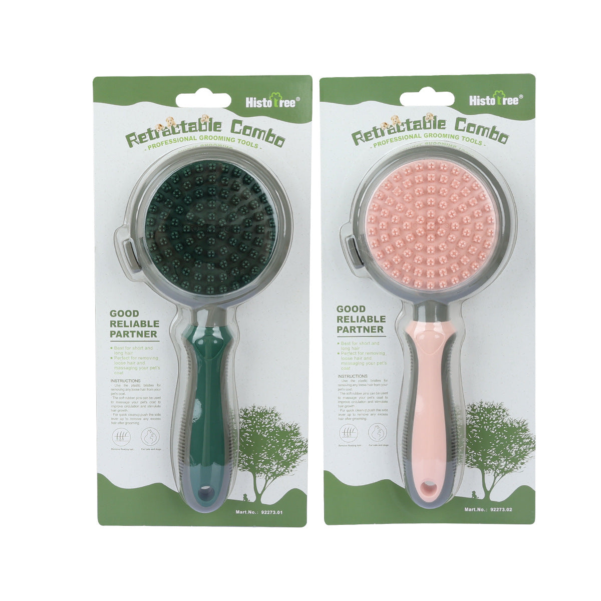 Self Cleaning Slicker Brush for Dogs & Cats
