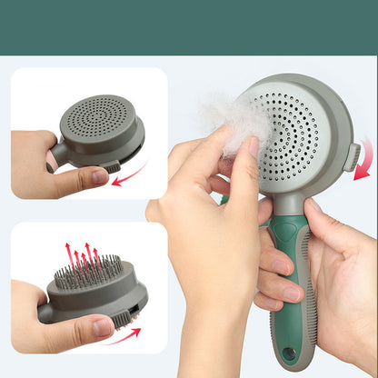 Self Cleaning Slicker Brush for Dogs & Cats